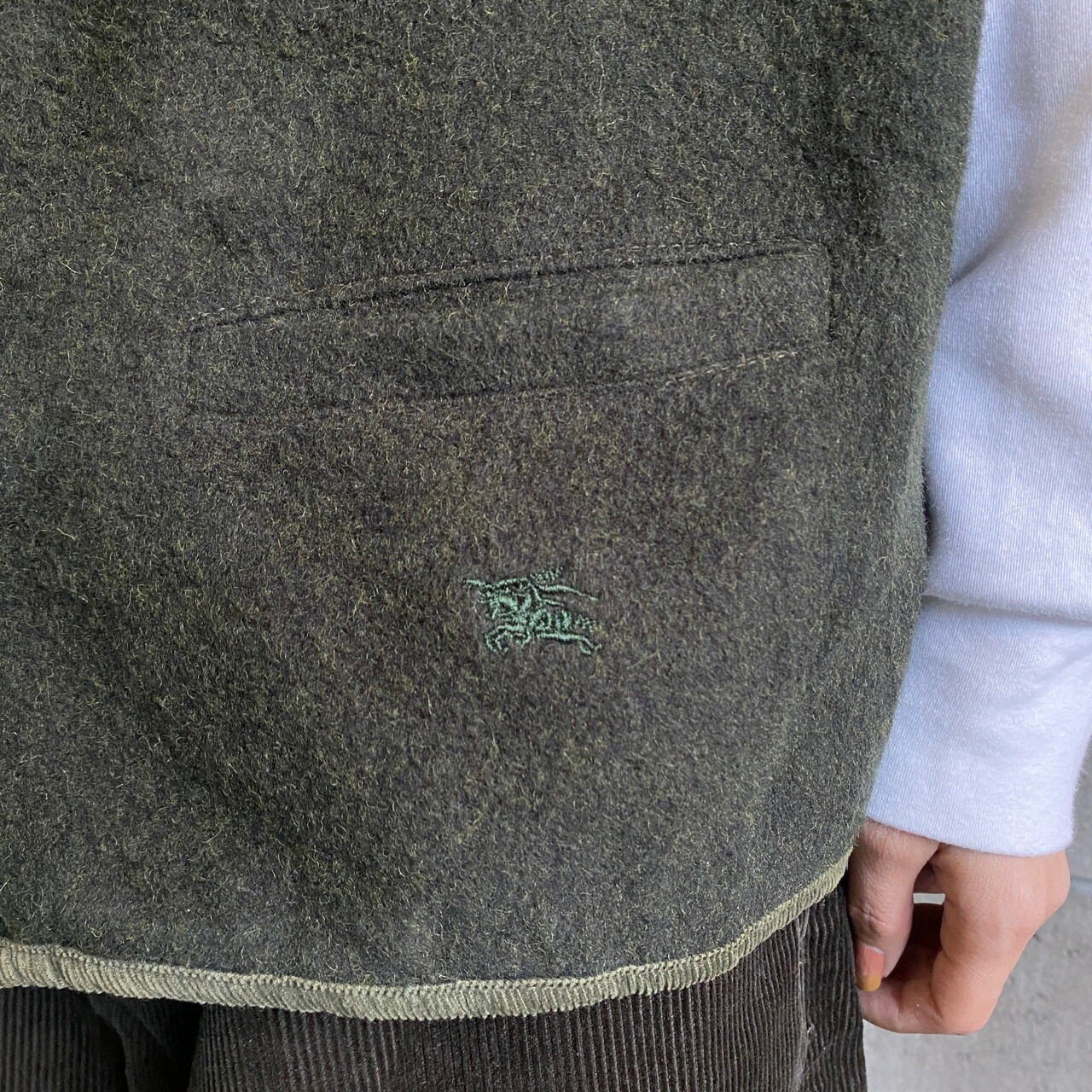 BURBERRY LONDON バーバリー ロンドン ウール×アクリル ニットベスト 