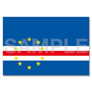 世界の国旗ポストカード ＜アフリカ＞ カーボヴェルデ共和国 Flags of the world POST CARD ＜Africa＞ Republic of Cape Verde