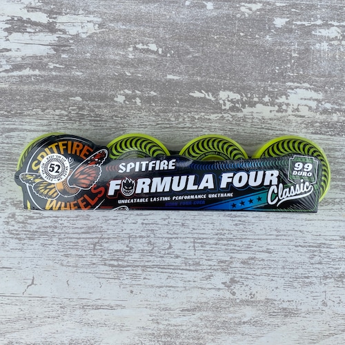【SPITFIRE】 FORMULA FOUR /CLASSIC / YELLOW / 52mm/99DURO