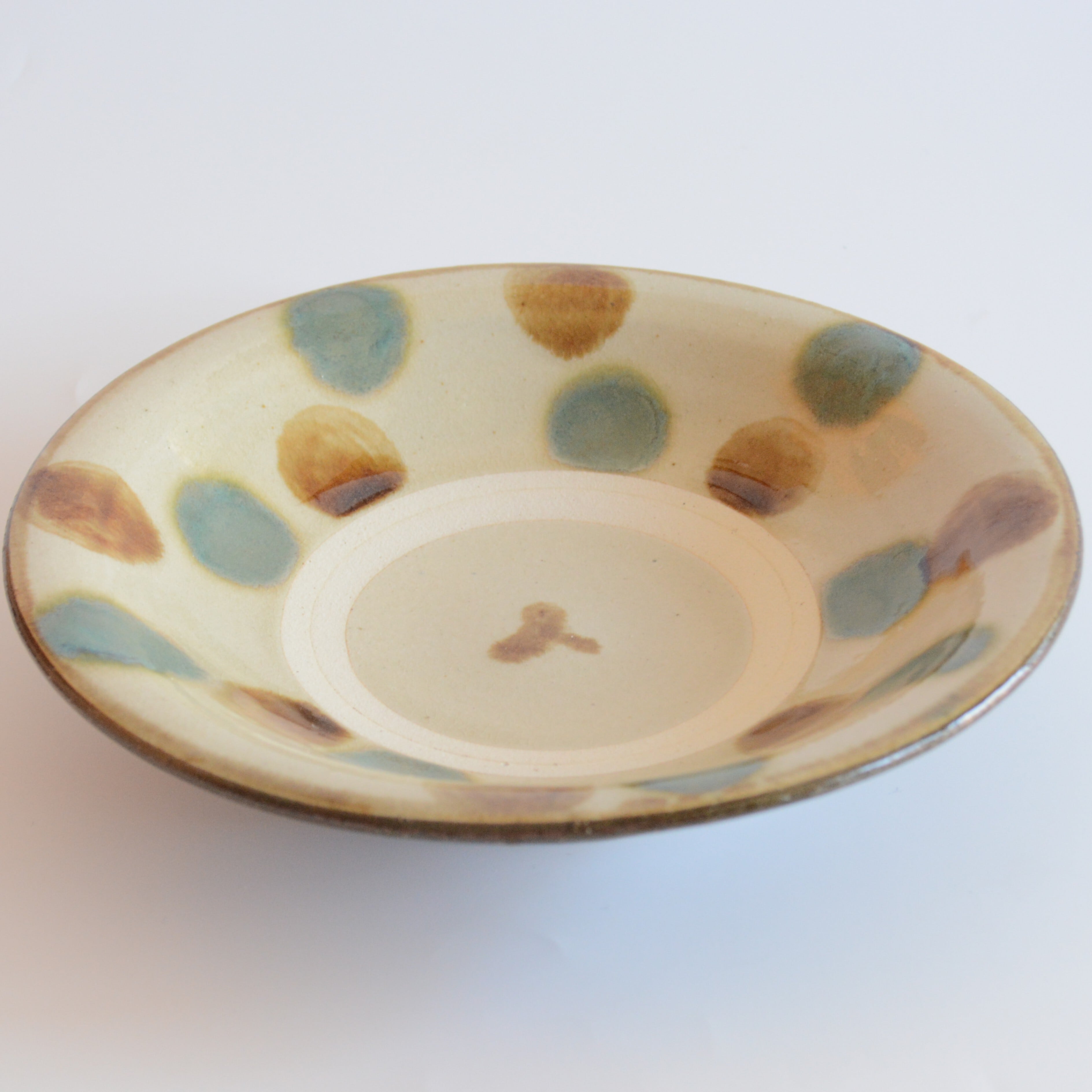 【やちむん 勝窯】点打 7寸皿