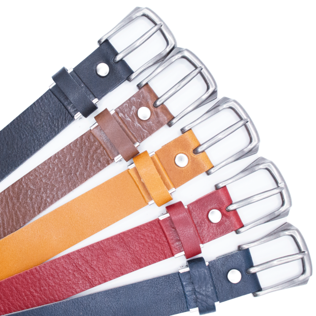 【栃木レザー バケッタ】本革ベルト 30mm幅　ジルズバックルベルト　｜日本製｜LOCAL WORKS