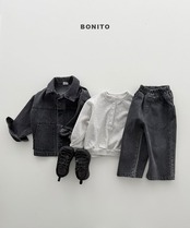 韓国子供服 / BONITO / 26Autumn / コーデュロイデニムジャケット / 秋服 *12M~JM *