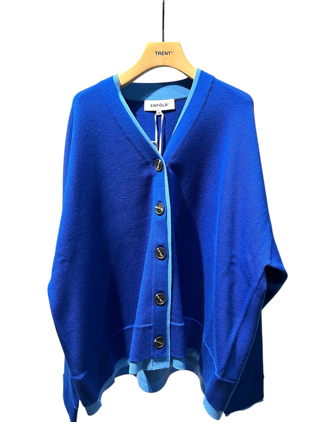 【25AW】ENFOLD エンフォルド /  FAKE-LAYERED CARDIGAN / カーディガン - 3