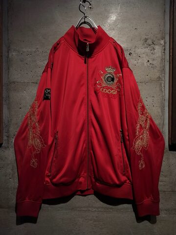 Caka act3】Chinese × 漢字 Pattern Dragon Design Loose L/S China  