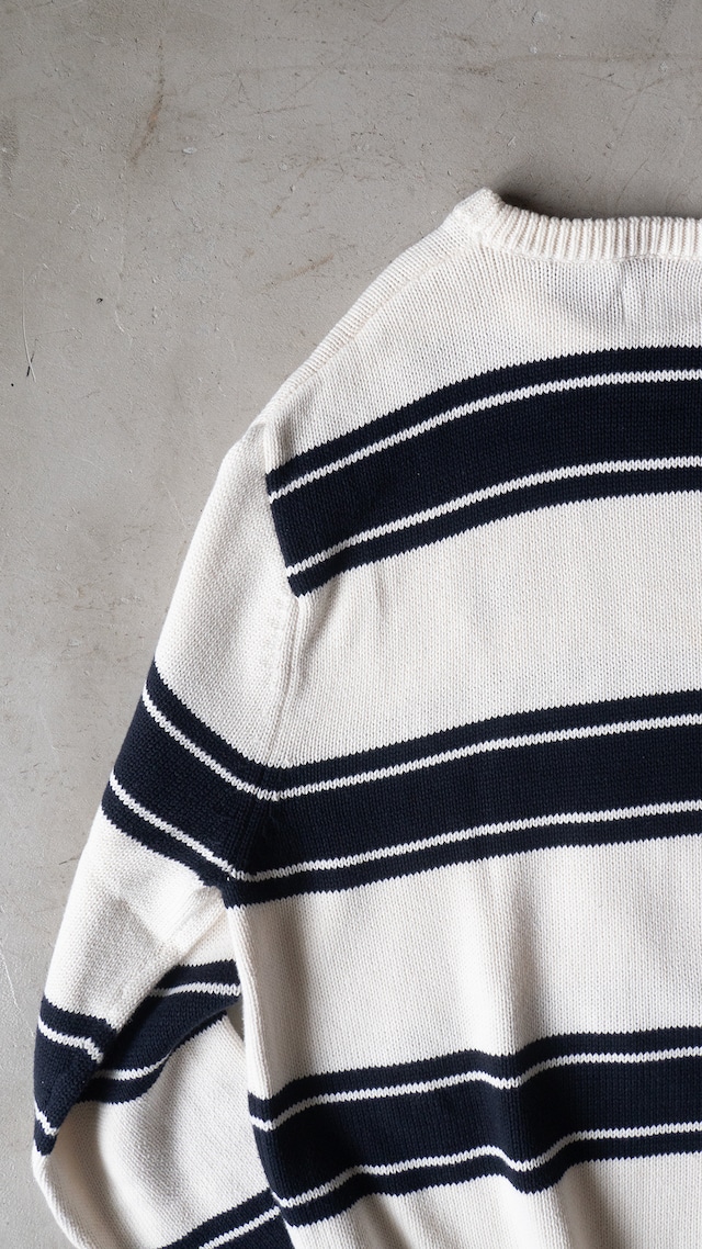 "CHAPS" used Cotton wide border knit