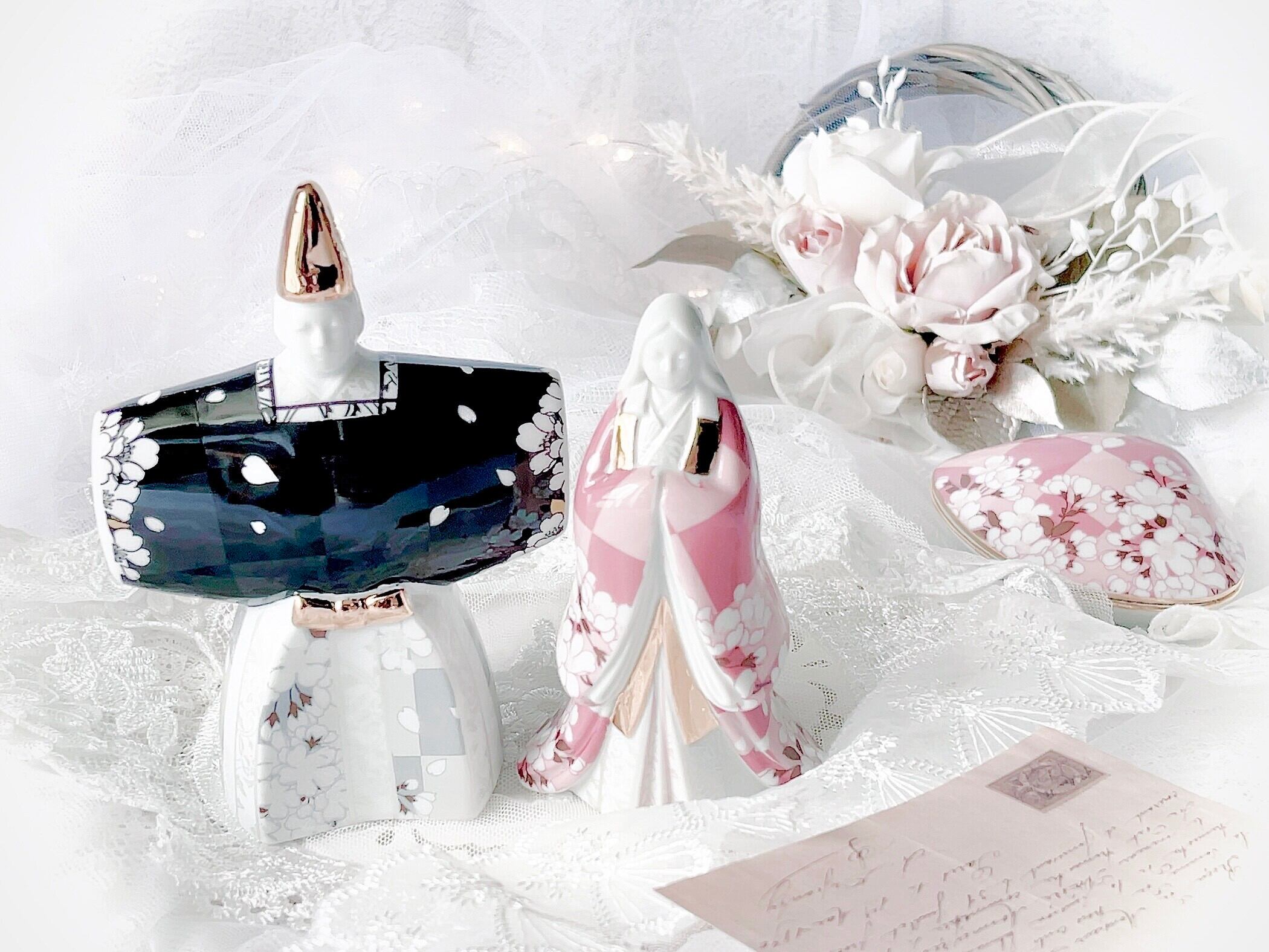 白磁用】「櫻の宴」・櫻色 転写紙(A4) ポーセリンアート和柄転写紙