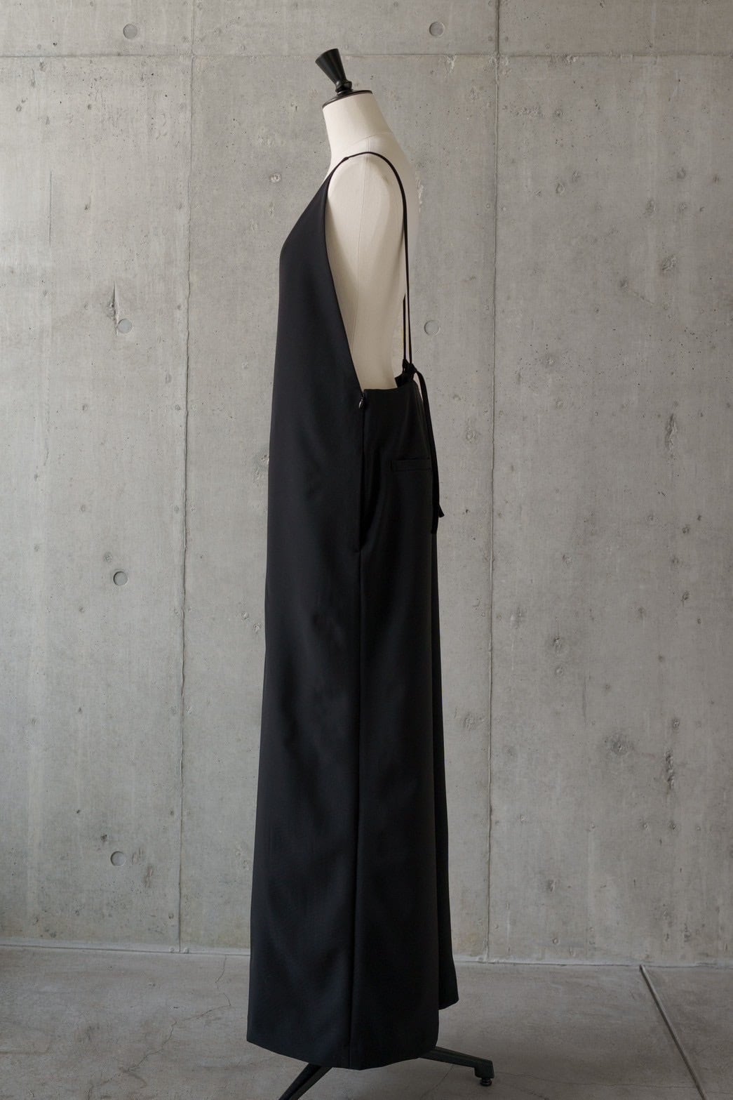 Otona salopette(black)9月下旬から10月上旬発送 | roughlow 