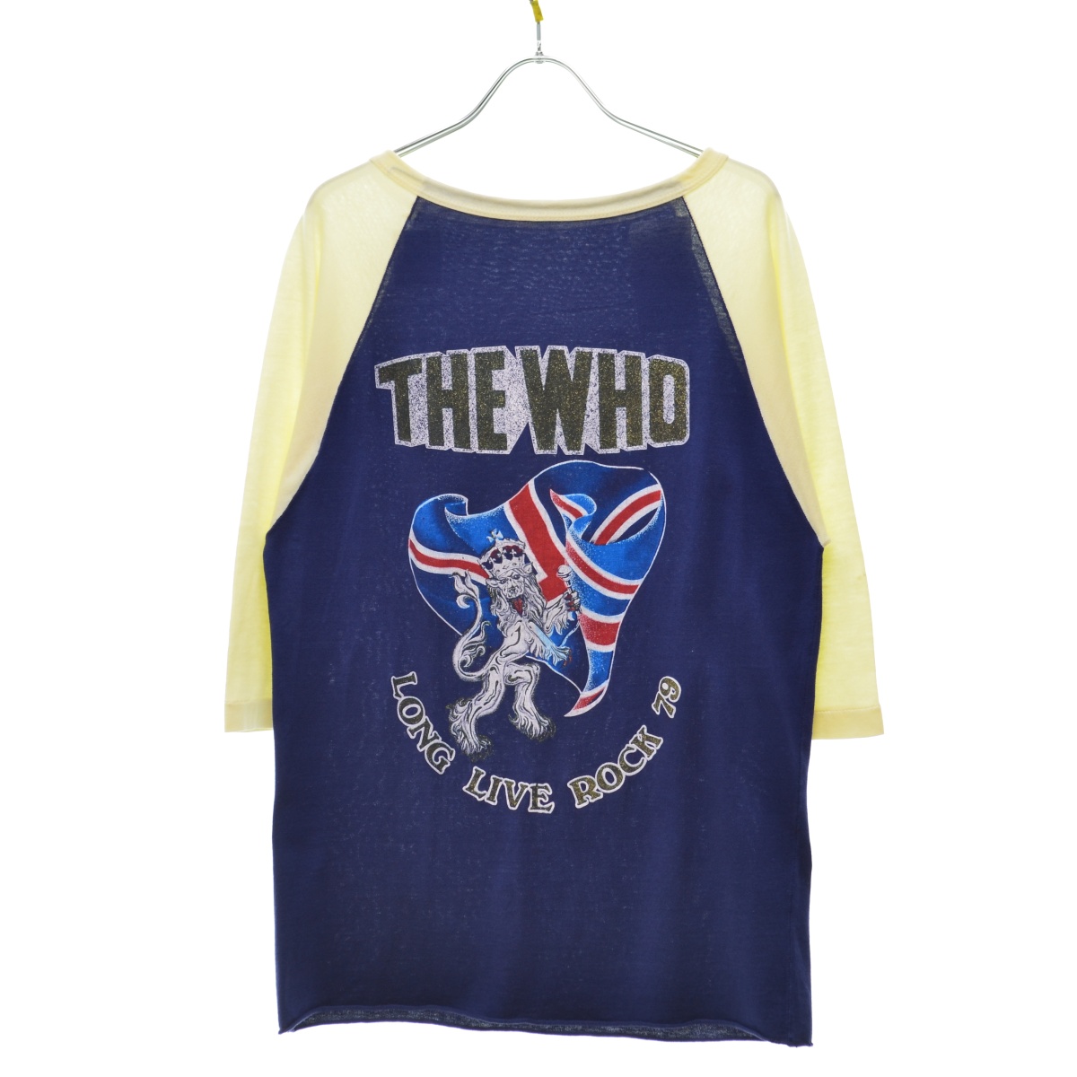 VINTAGE / ヴィンテージ 70s THE WHO Long Live Rock 79 ラグラン七分 
