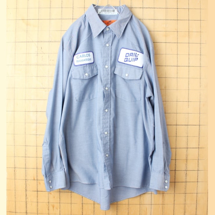 WACKO MARIA SHIRT シャンブレーシャツ ワーク デニムシャツ