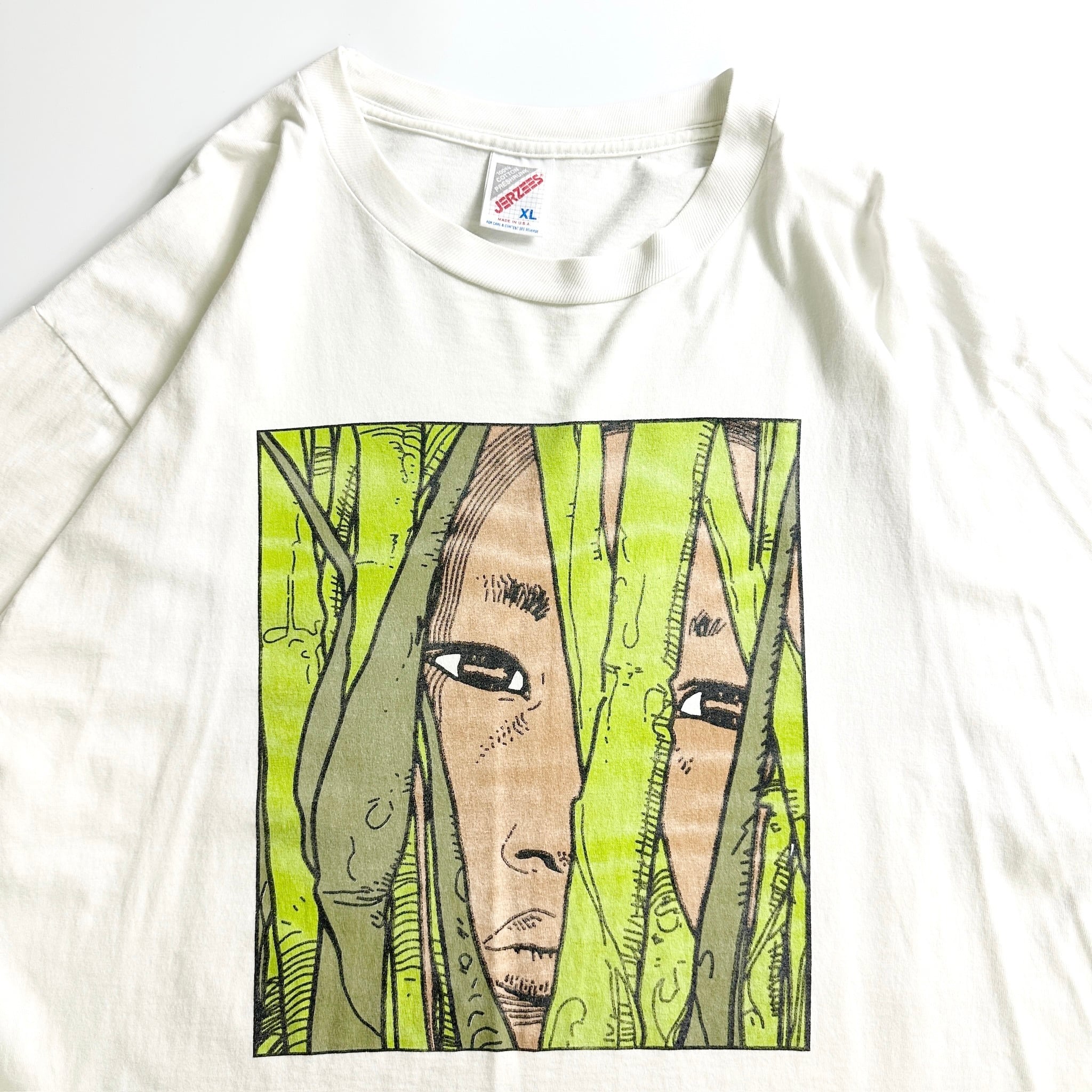 90s Bamboo Face Art T-Shirt
