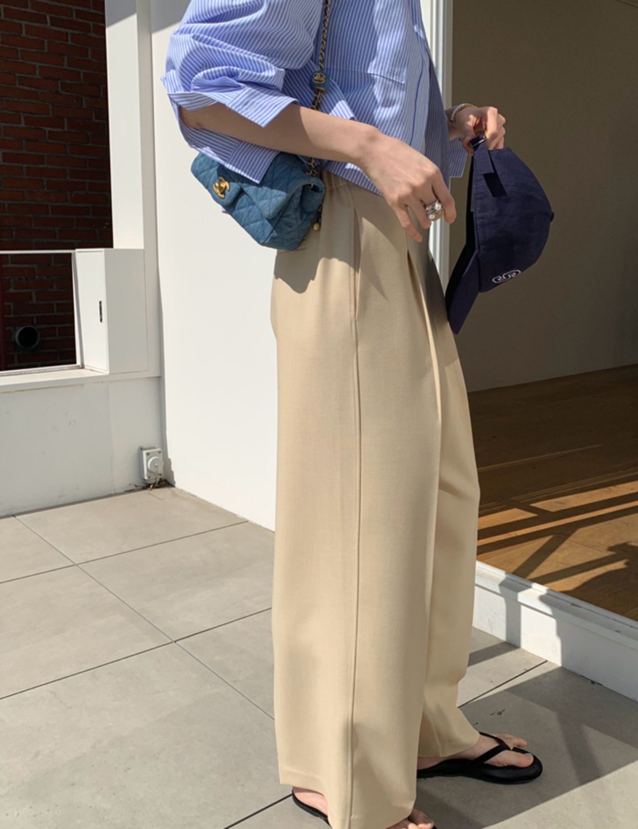 【新作5％OFF・3日間】Spring Simple Slacks_2colors