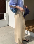 【新作5％OFF・3日間】Spring Simple Slacks_2colors