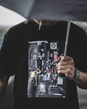 FUNABASHI UNDERGROUND / T-shirt(Black)  / 5.6オンス ヘビーウェイト