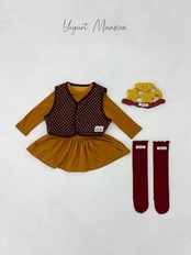 韓国子供服 / 26Autumn / 〖取寄〗Yogurt Mansion / ママワンピース / キッズ服 *XS~JM*