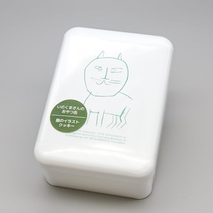 【入荷待ち!!】いのくまさんのおやつ缶　猫のイラストクッキー