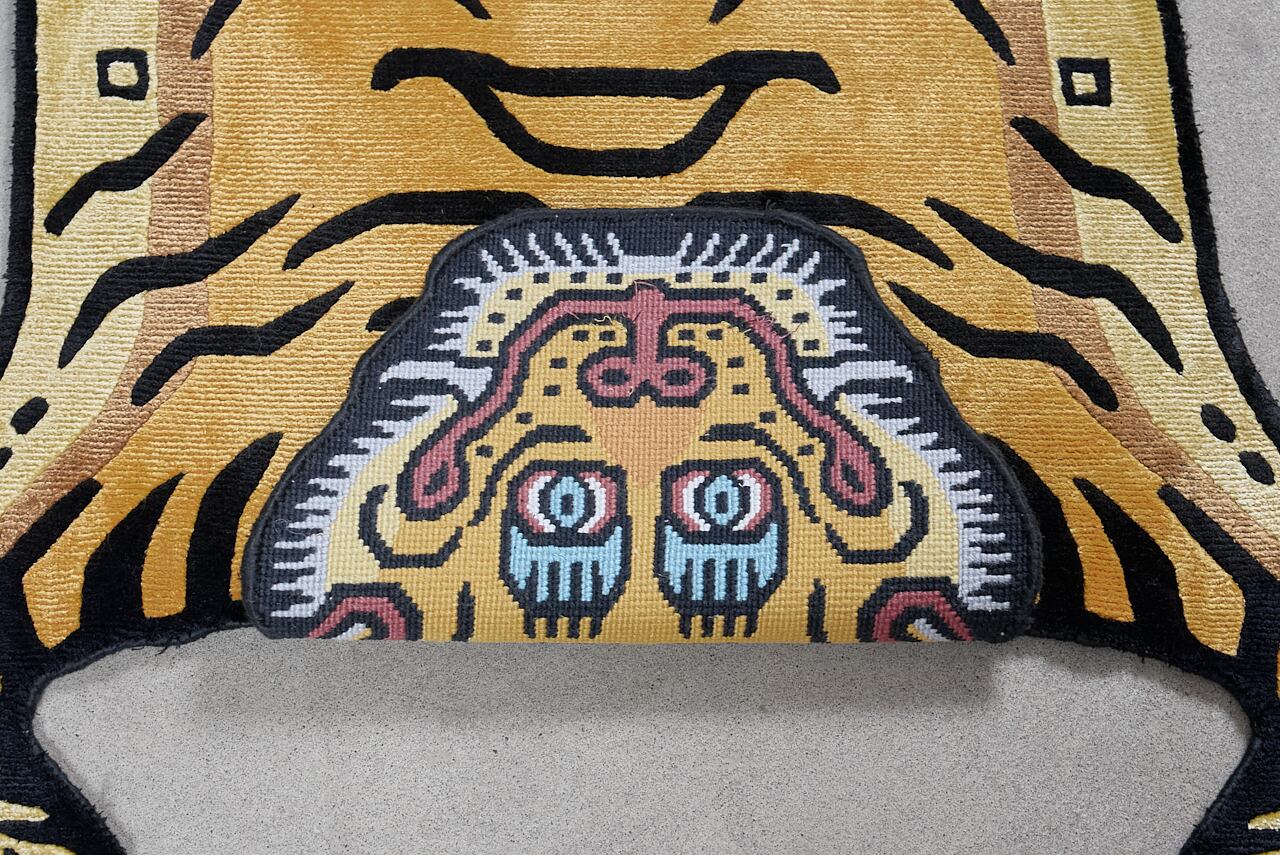 Tibetan Tiger Rug 《Mサイズ•シルク・オリジナル3・シグネチャー