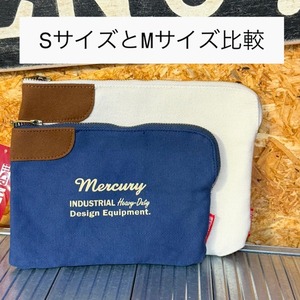 【Mercury】マーキュリー キャンバスポーチ《Mサイズ》