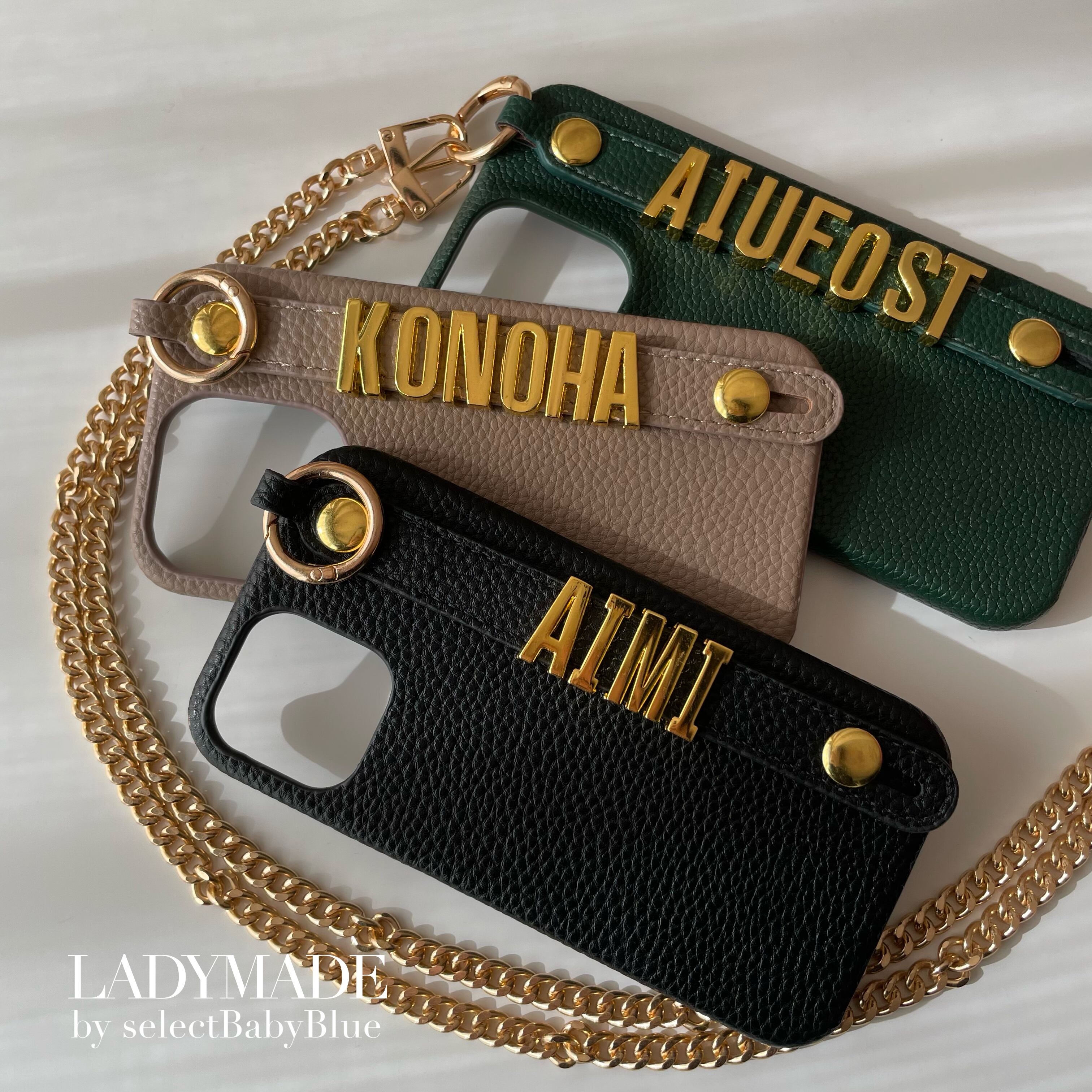 7color- GOLDチャームiPhoneケース | LADYMADE