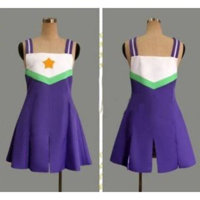 K677 らき すた 泉 こなた チアリーダー 風 コスプレ衣装 cosplay 