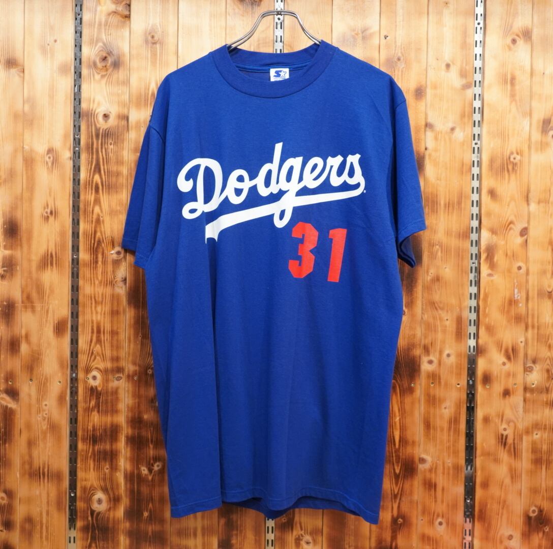 90s starter Los Angeles Dodgers piazza 31 Tシャツ M/usa製 マイク 
