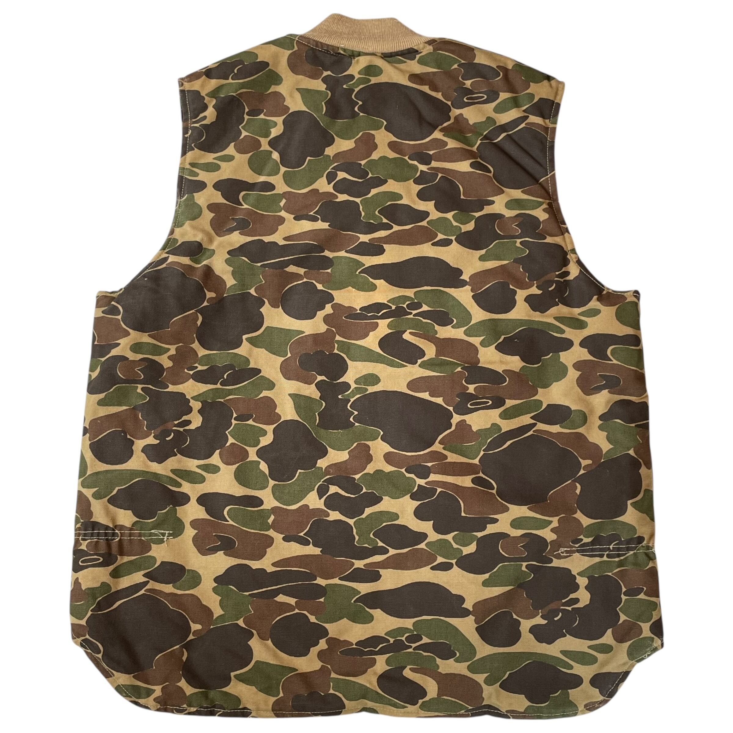 トップス carhartt camo duck hunter camo vest 80s 1987s Carhartt 