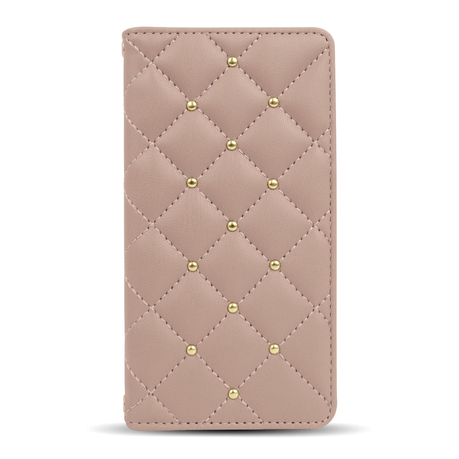 【 CECIL McBEE 正規品 】 iPhone 17 対応 ケース 手帳型 ミラー付き セシルマクビー 「 キルティング 手帳ケース 」 カード収納 アイフォン17用 iPhone 17用 ブランド スマホケース (モカ)