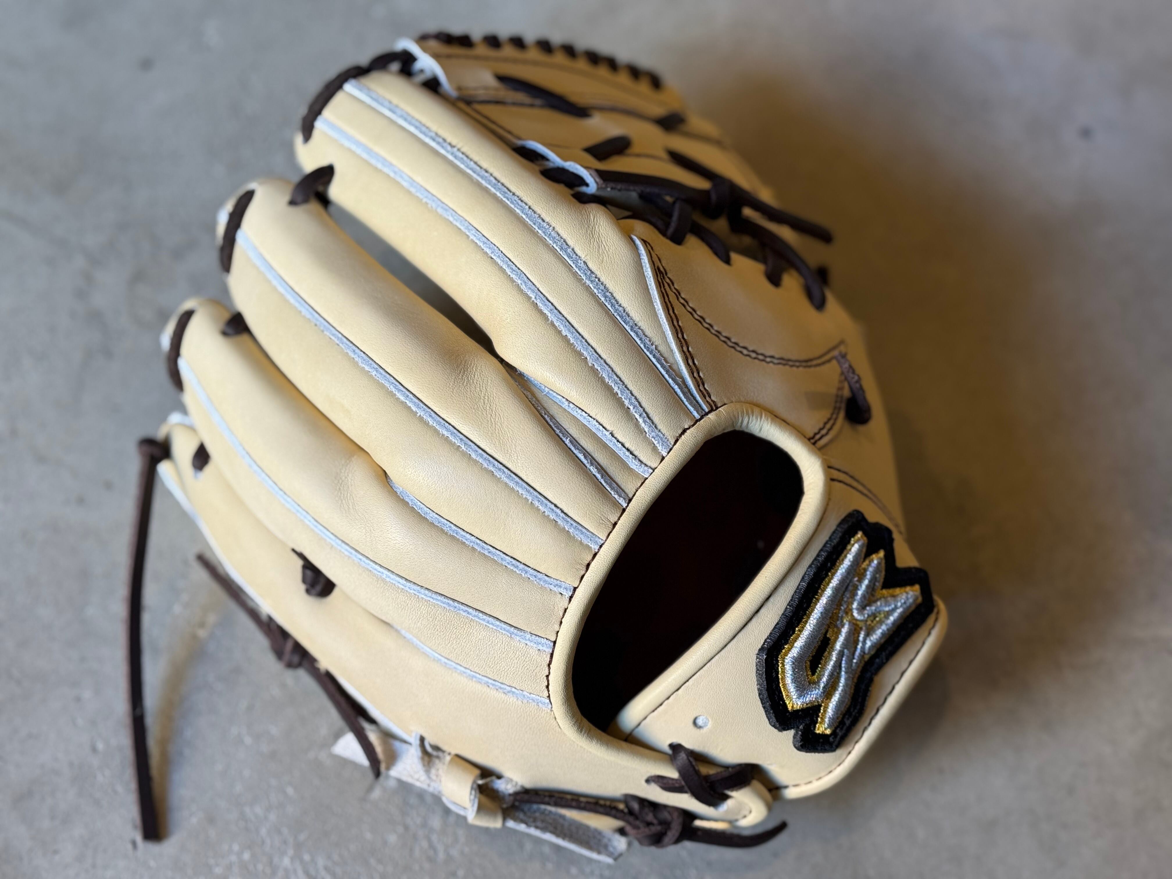 限定モデル【GS】軟式用グローブ 内野手当て挟み型5ミリアップ