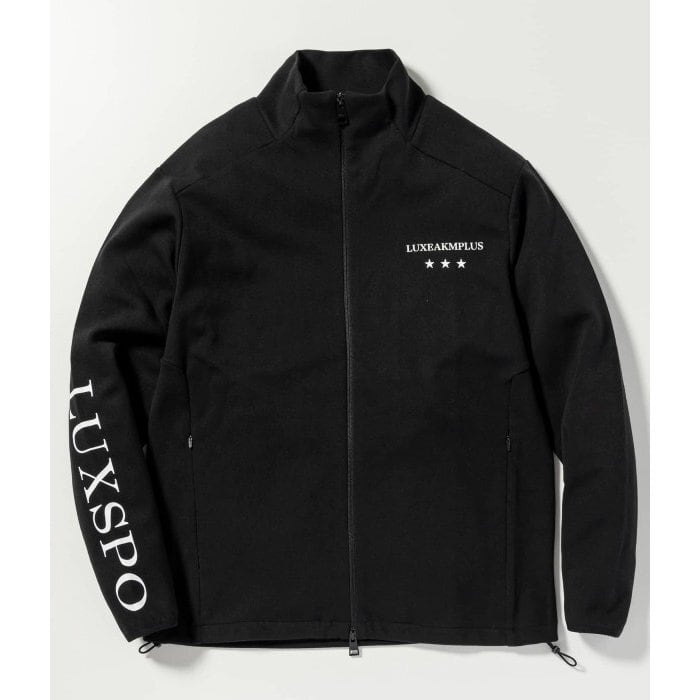 LUXEAKMPLUSリュクスエイケイエムプラス スムースロゴトラックジャケット LUXEAKMPLUS リュクスエイケイエムプラス スムースロゴトラック
