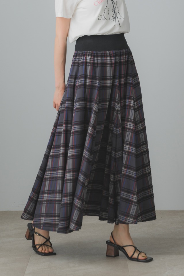 モールチェックフレアSK　70052-2101