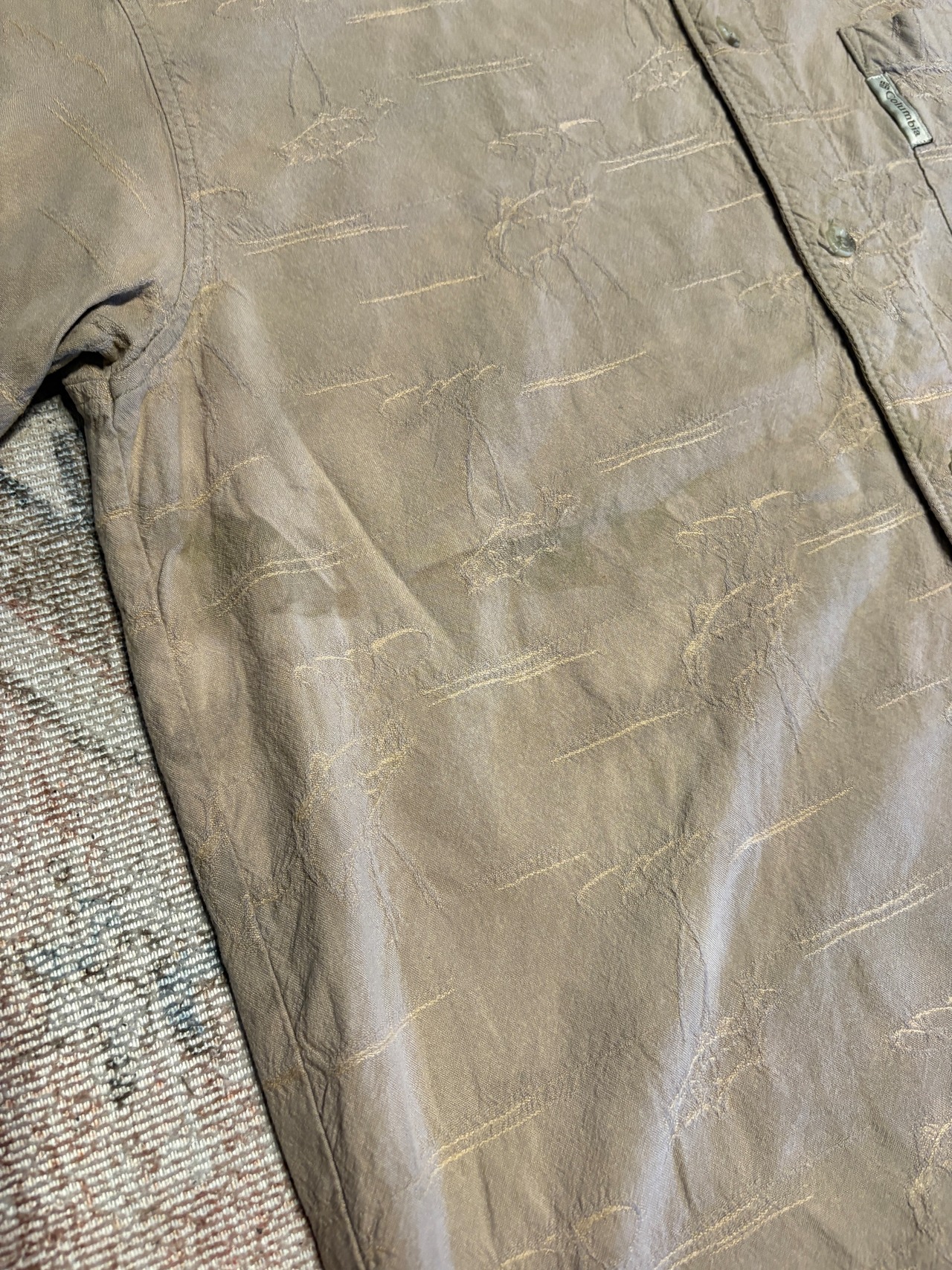 Columbia / ALOHA shirts / Damage / REMAKE Shirts