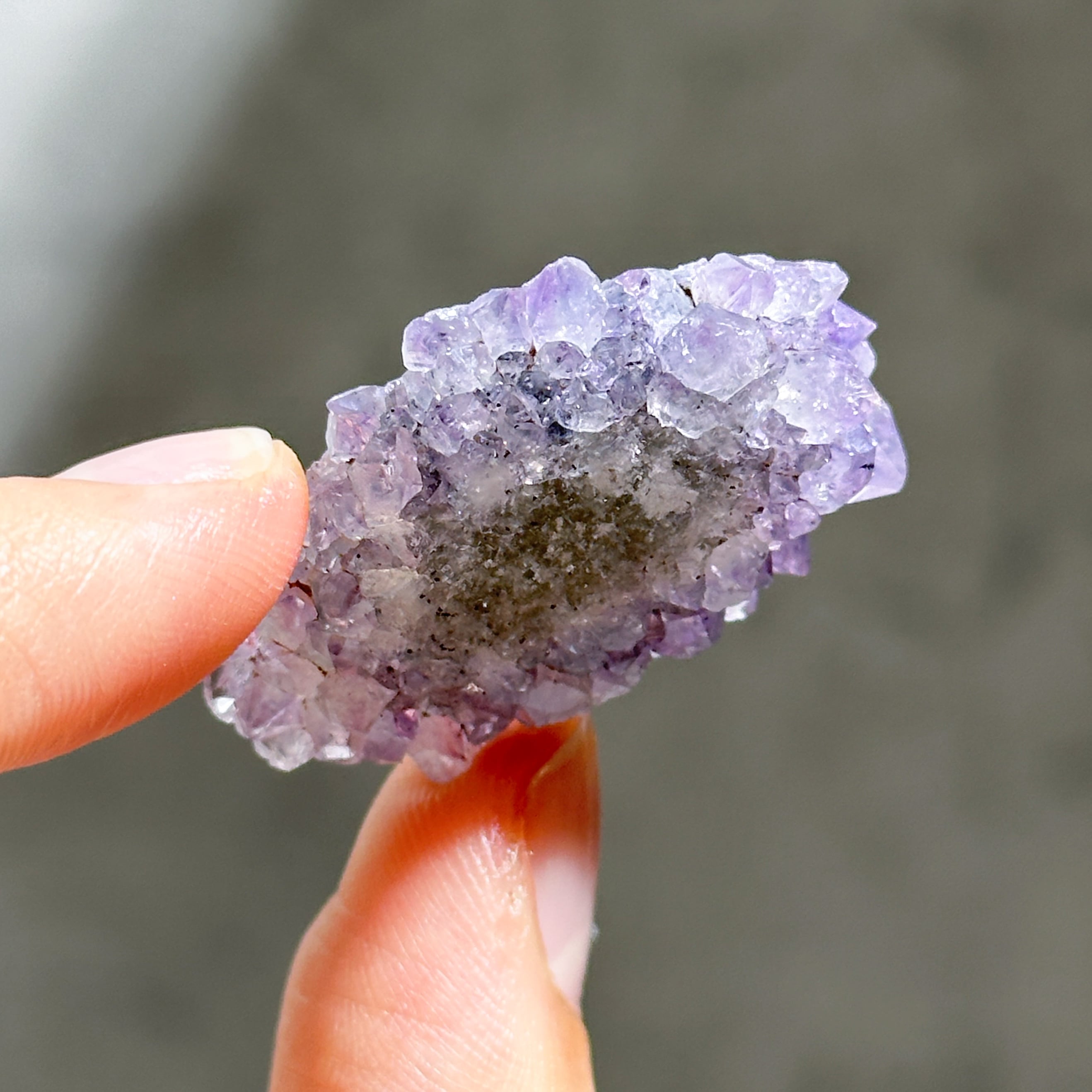 フラワーアメジスト スライス41◇ Flower Amethyst ◇天然石・鉱物