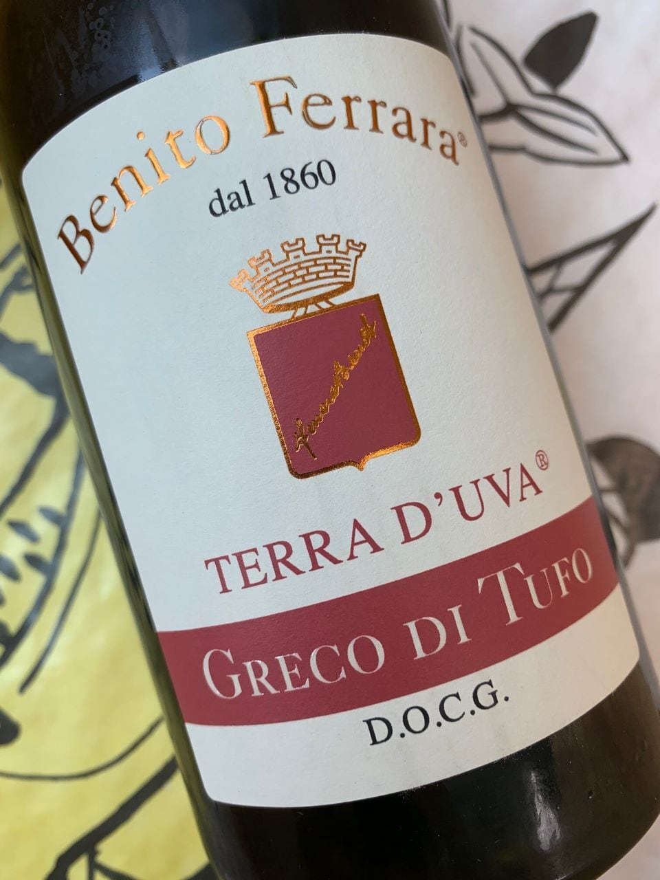グレーコ・ディ・トゥフォ テッラ・ディ・ウヴァ　2021　ベニート・フェラーラ　白ワイン