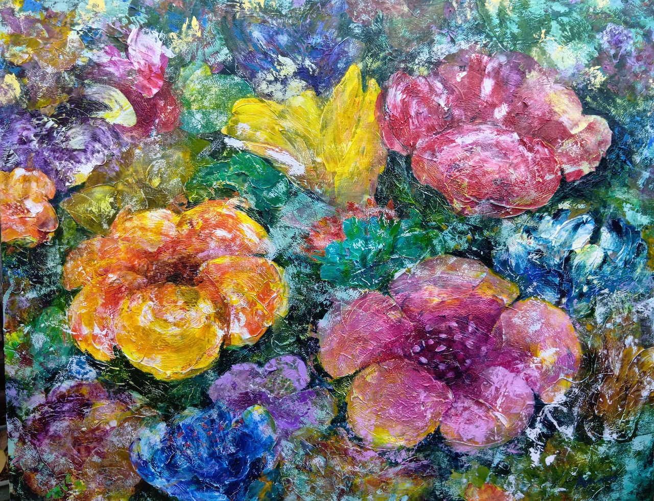 花 咲き競う