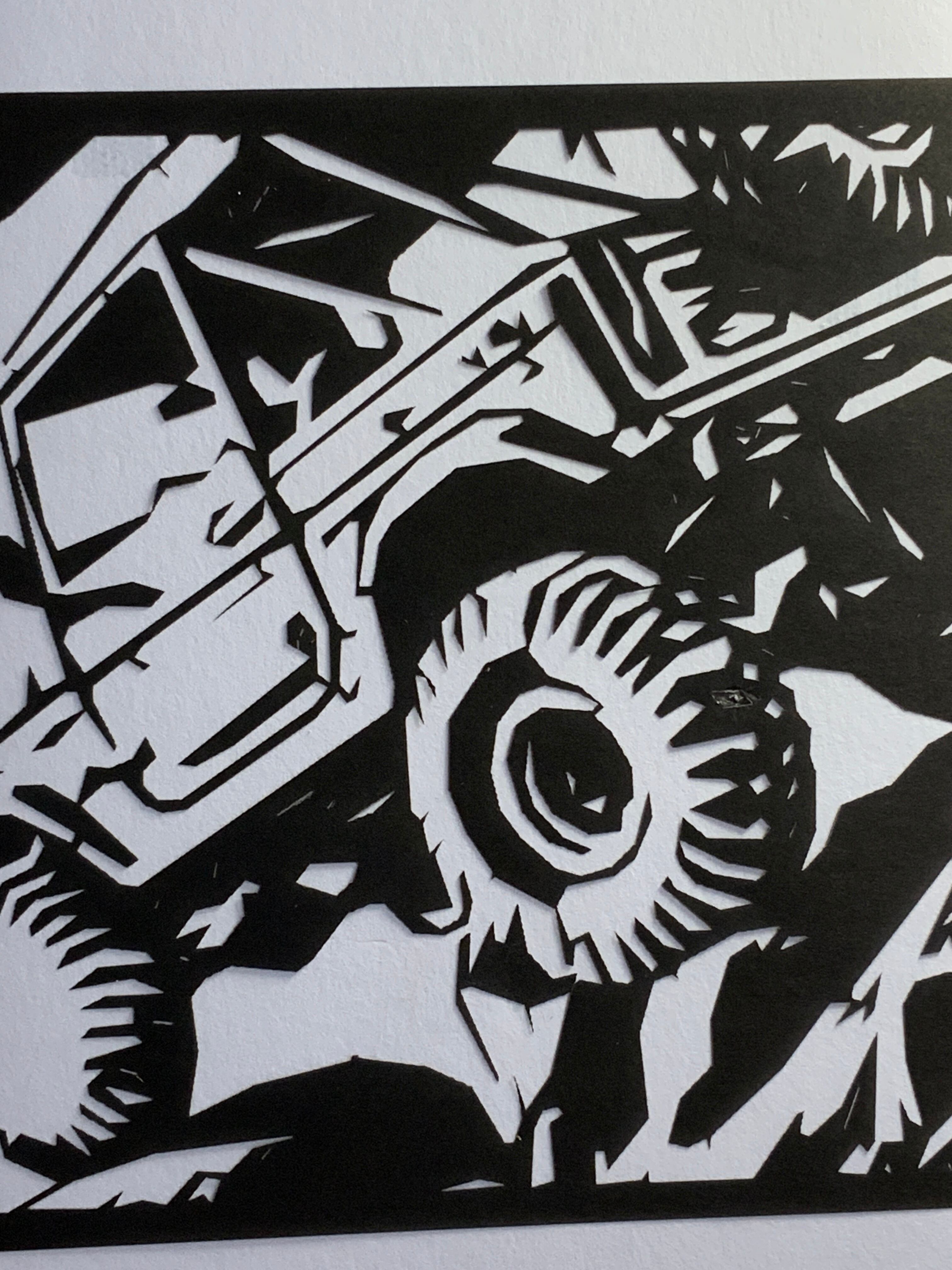 510-Car-ジムニー切り絵 | PAY ID