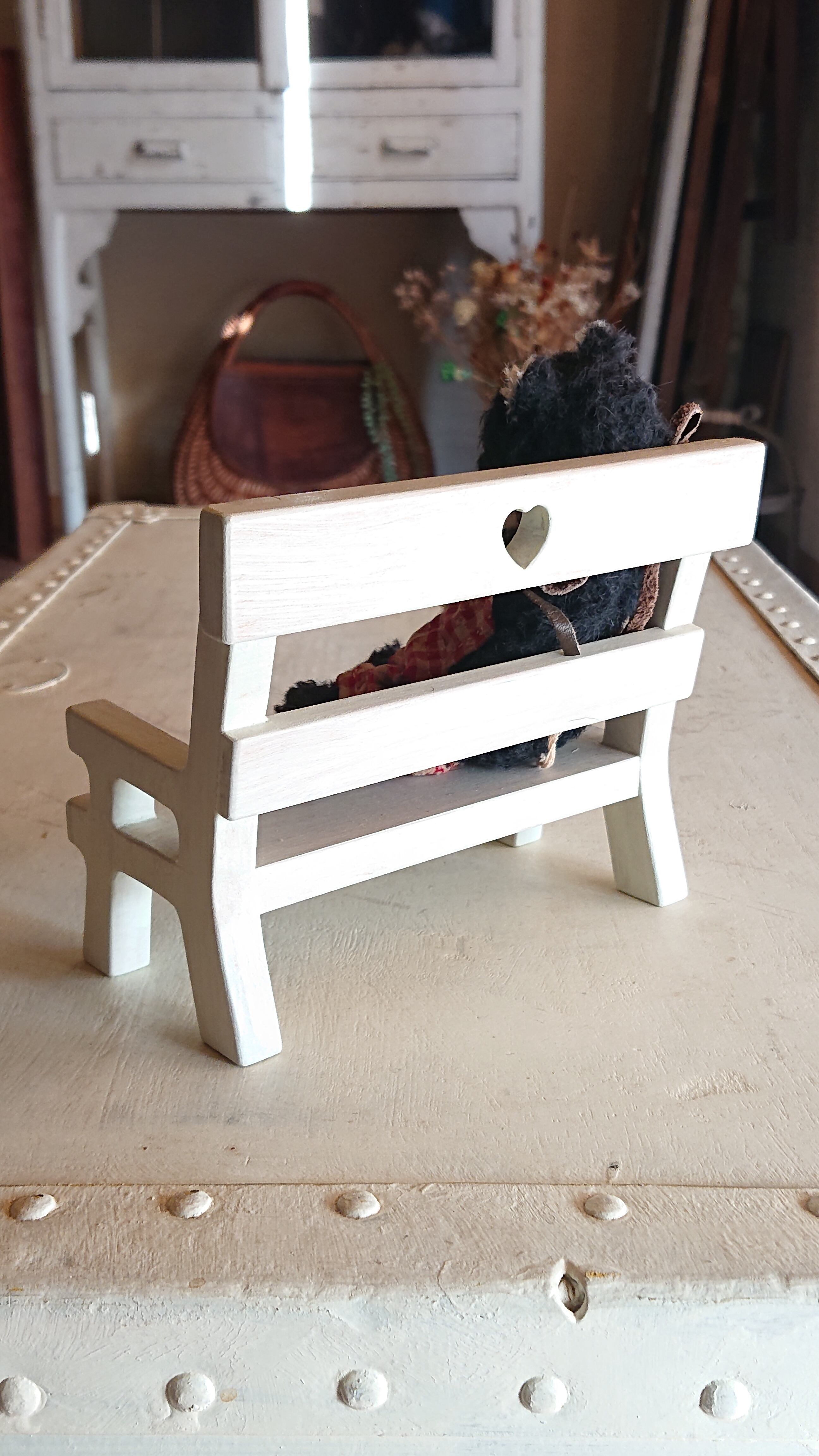 ドール用ベンチ | 手づくり工房 うらぼたん