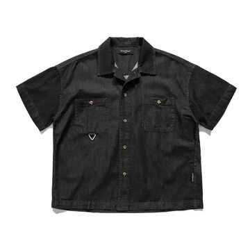 90s PERRY ELLIS Rayon×Polyester S/S Shirt / ペリーエリス 金タグ