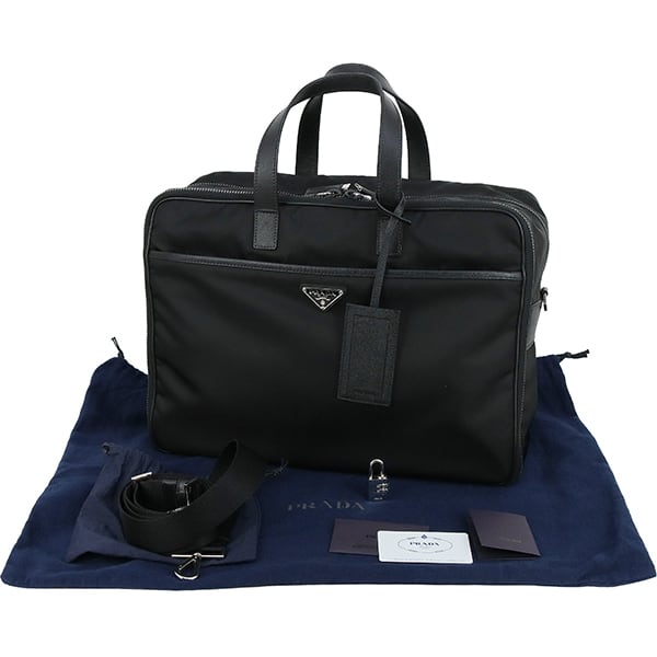 Used PRADA プラダ ブリーフケース ビジネスバッグ ナイロン