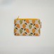 Ashi｜亜紙 Flat Pouch S＊Mango 26 フルーツ柄 紙ポーチ  バナナ ハンドメイド