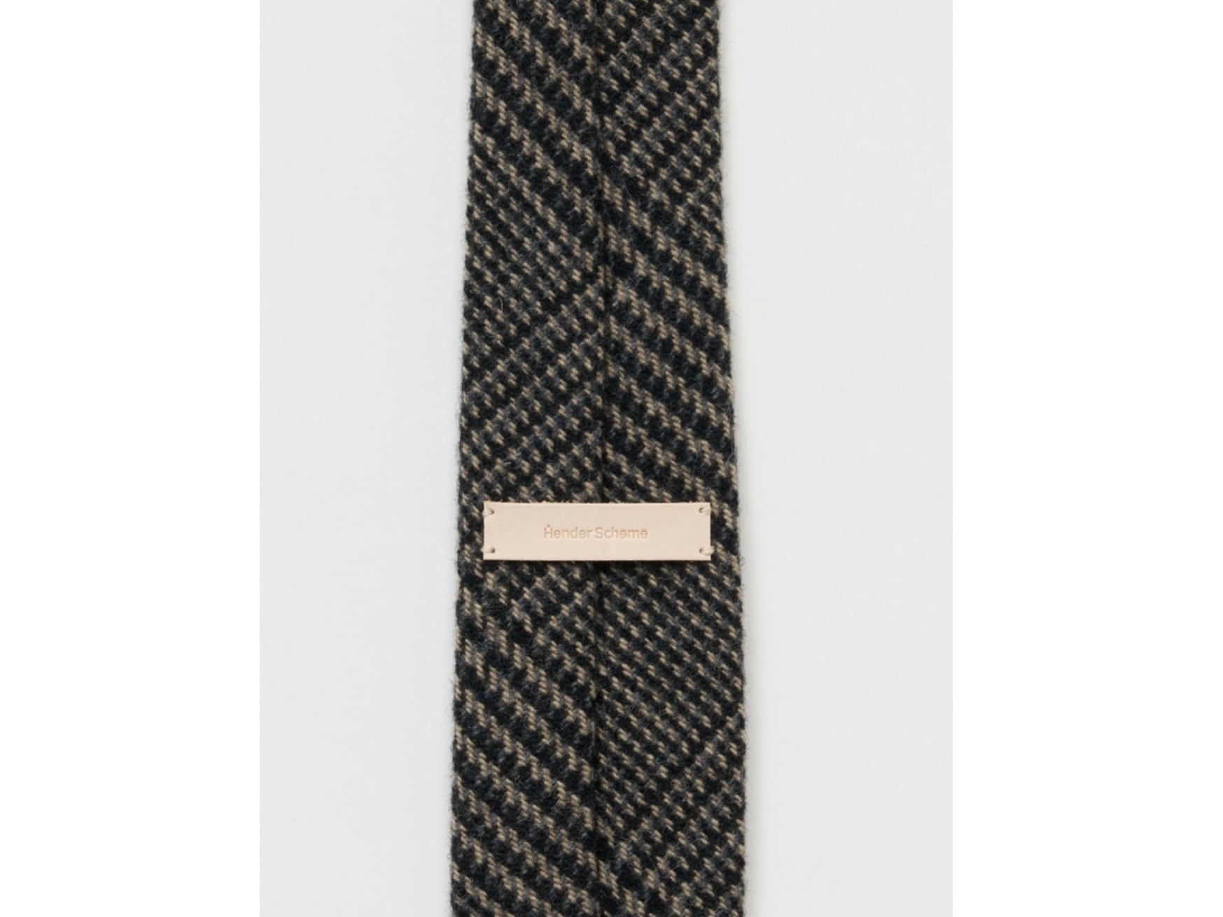 Hender scheme “ tweed necktie “black | Lapel online store