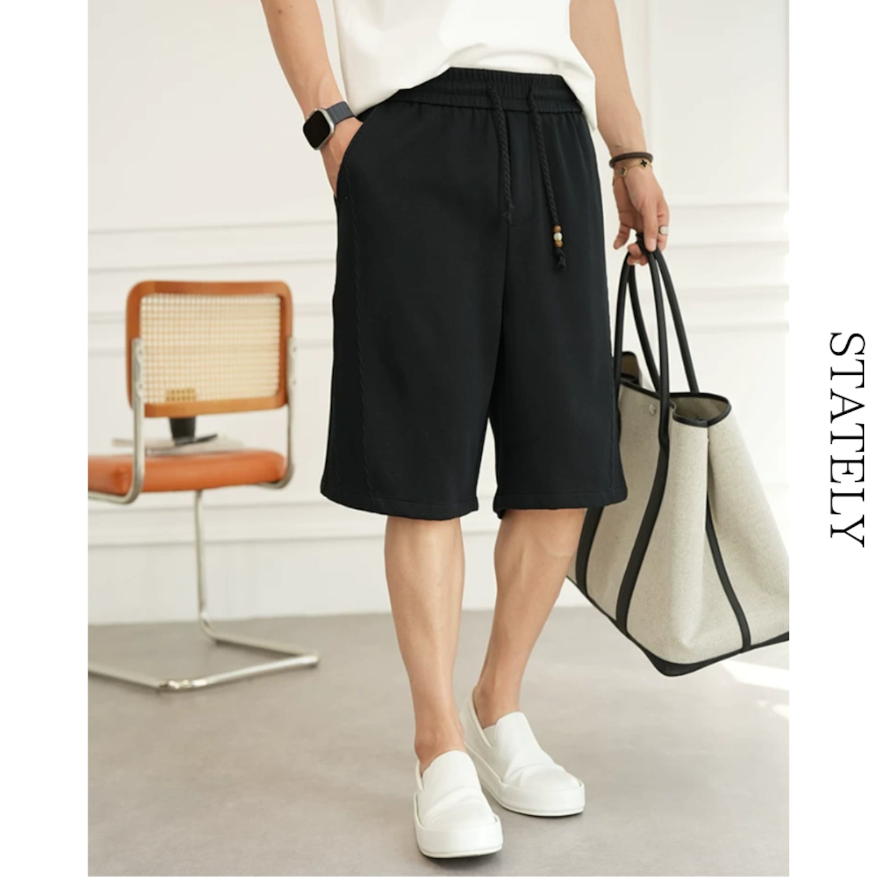 Relax Half Sweatショーツ/3color_B120・画像2