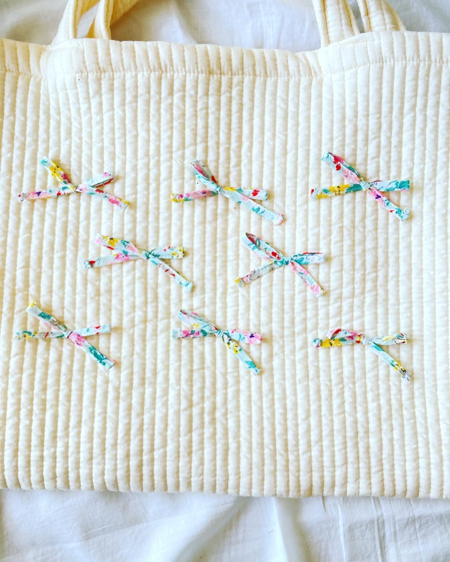 韓国ヌビ&リバティリボン レッスンバッグ