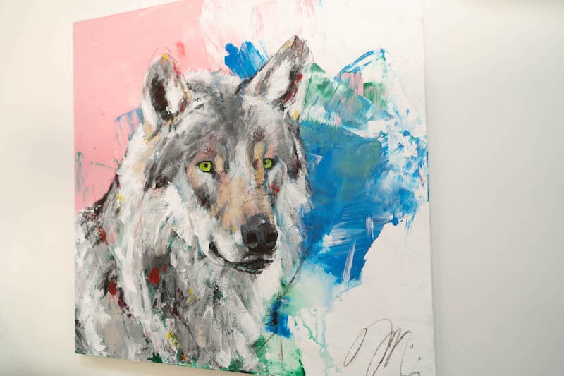 Wolf / オオカミ /狼の現代アート作品 絵画販売 | TOMOYA GALLERY STORE