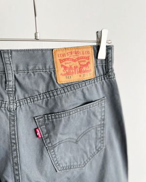 【Men's】Levis 511 gray color slim pants
