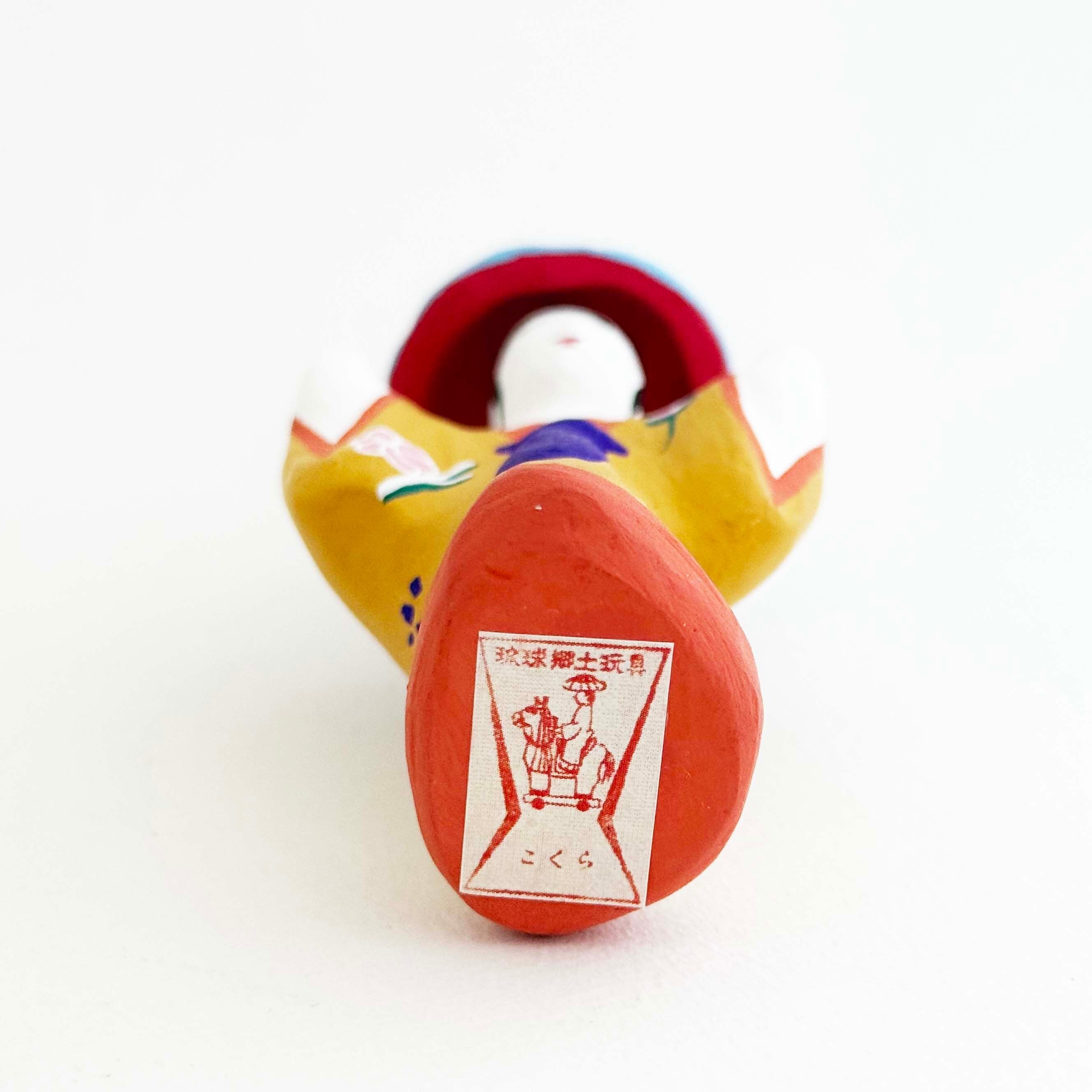 琉球伝統玩具土人形 んーちゃふぅとぅきー(デッドストック)