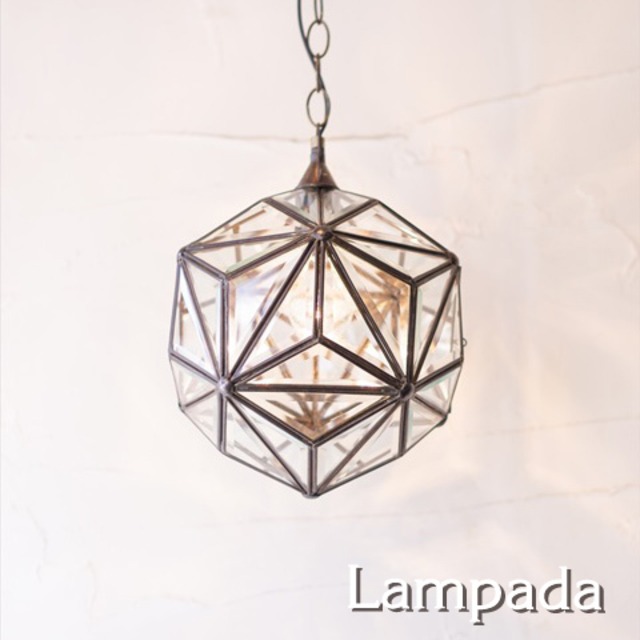 〔新洋電気〕 COL104　面取ガラス　コロニアルペンダントライト