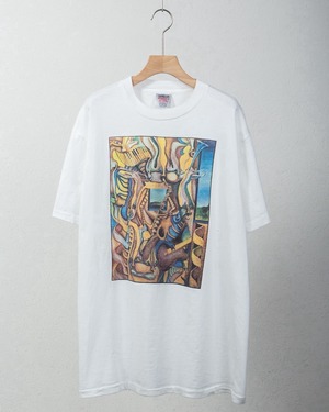 "cubism jazz art print T-shirt / Made In USA / Single Stitch
