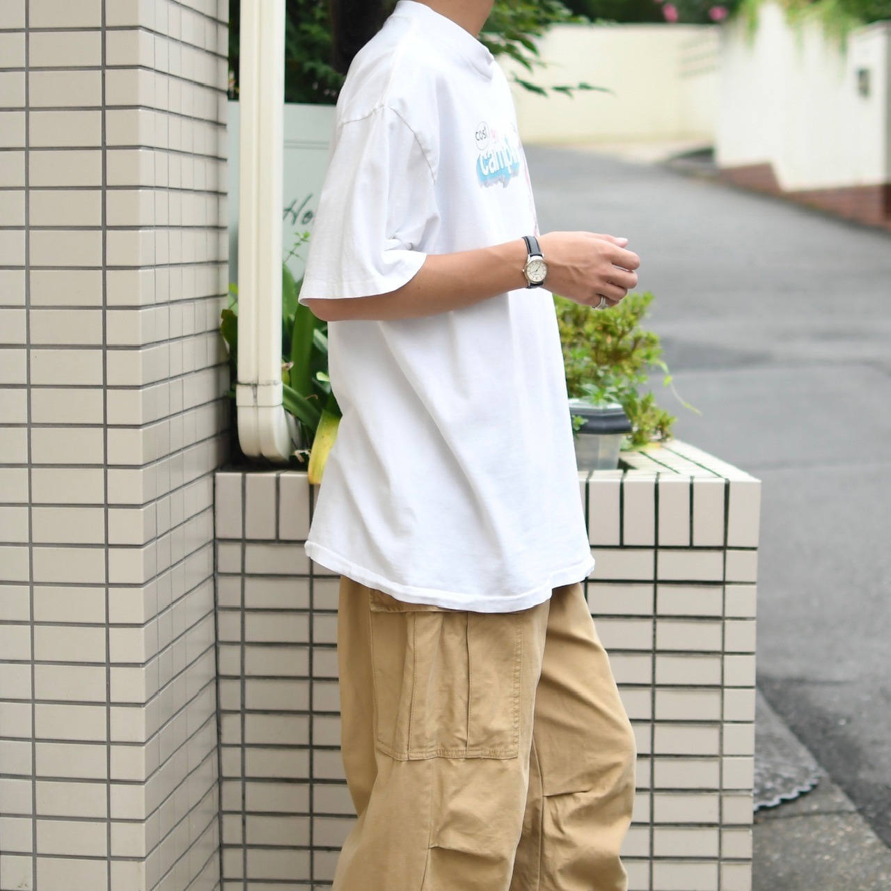 97's hermit crab print tee