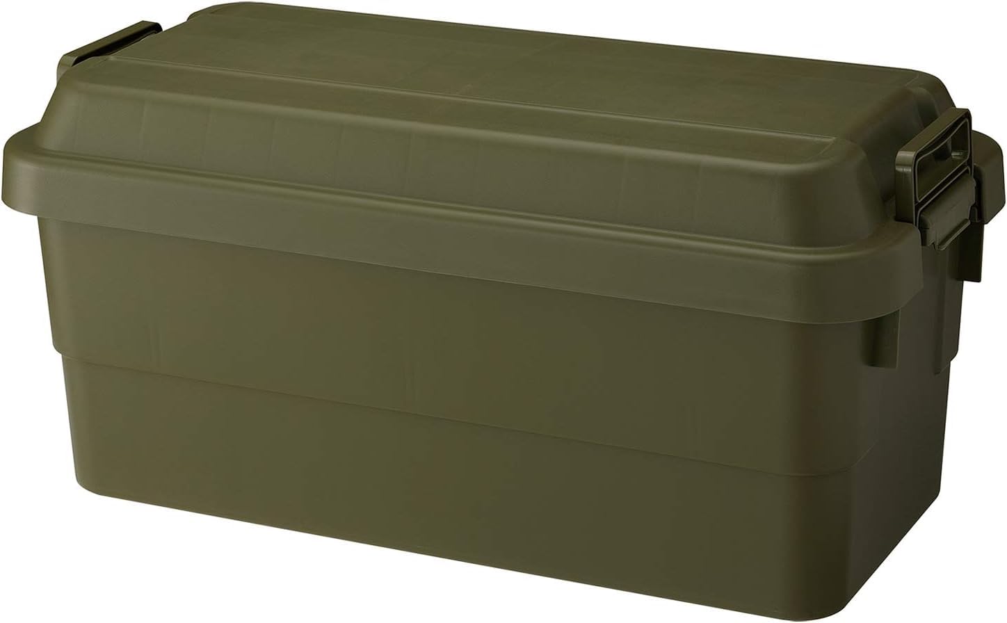 【在庫のみ】リス(RISU) 収納ボックス トランクカーゴ 70L グリーン 日本製 TC-70 コンテナ ボックス 屋外収納 キャンプ 防水 GHON072