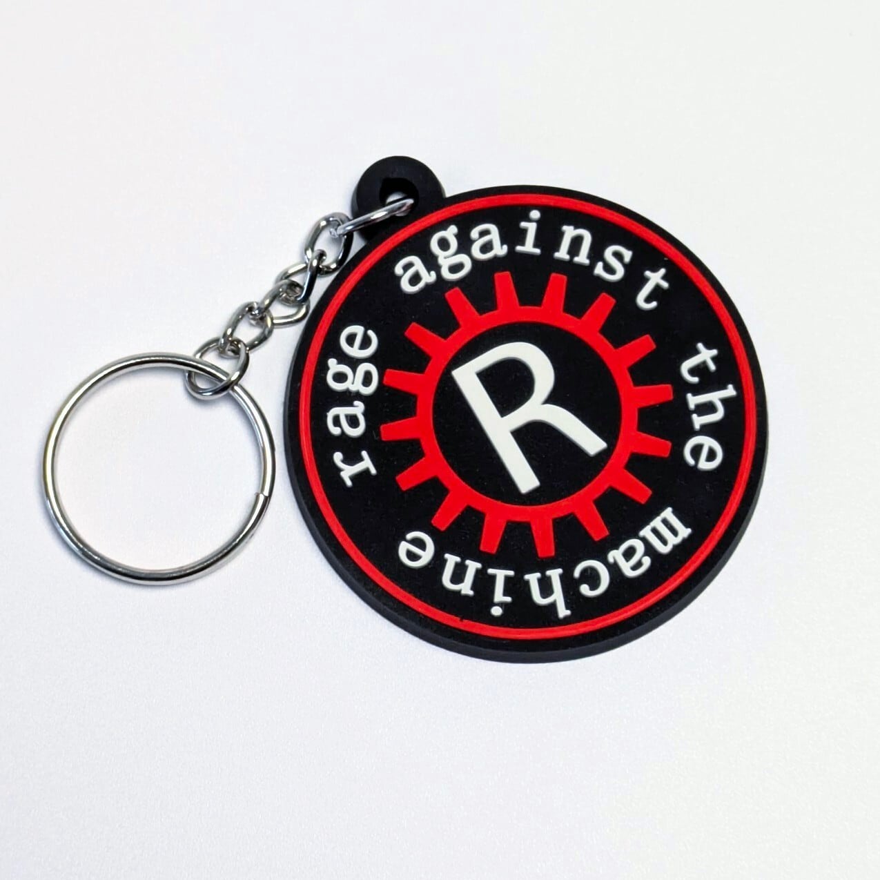 ♧ 送料無料！ ★ラバーキーホルダー★ 【 Rage Against the Machine ( レイジ アゲインスト ザ マシーン ) 】〚アメリカン雑貨 アメトイ〛
