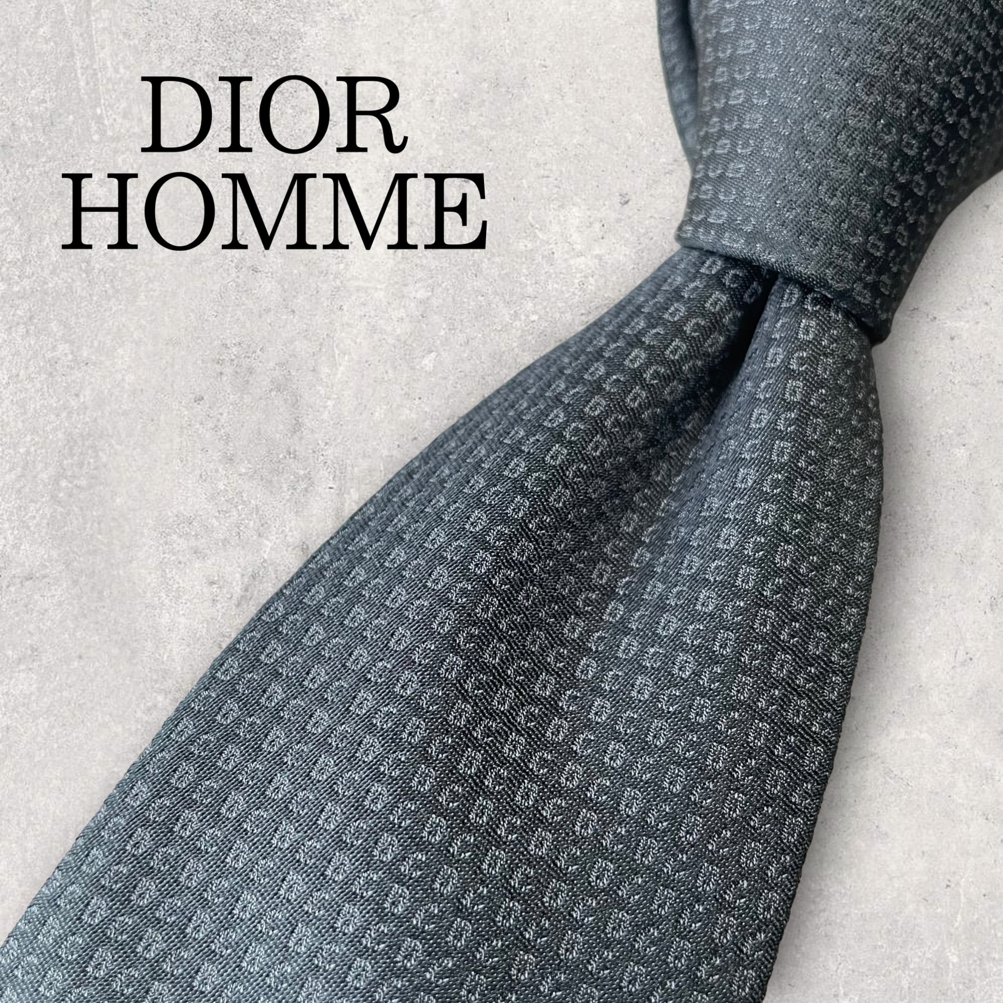 Dior Homme ディオールオム ネクタイ - 黒